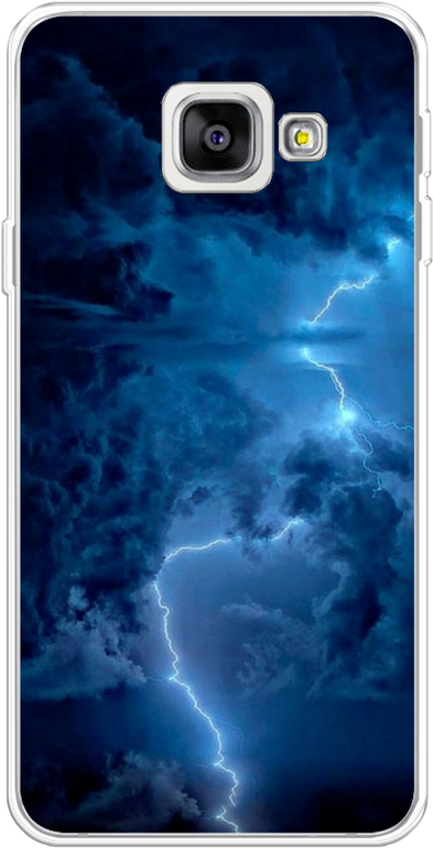 Силиконовый чехол на Samsung Galaxy A3 2016 / Самсунг Галакси А3 2016 Молния