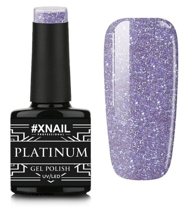 Гель лак XNAIL PROFESSIONAL Platinum жидкая фольга, для дизайна ногтей, 10 мл, № 31