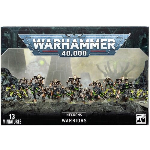 Набор миниатюр для настольной игры Warhammer 40 000-Necron Warriors