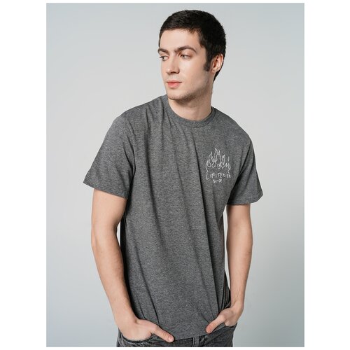 фото Футболка с кор.рукавом твое 79174 размер l, серый меланж, men