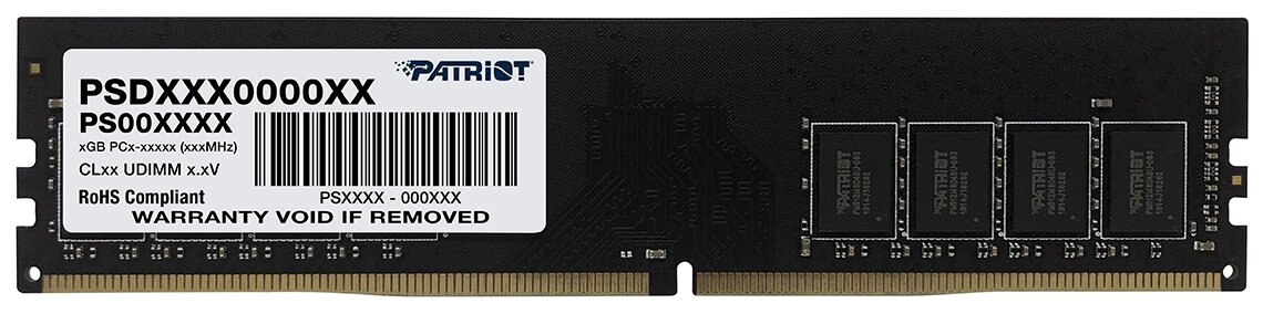   DDR4 Patriot 16Gb 2666MHz (PSD416G26662)