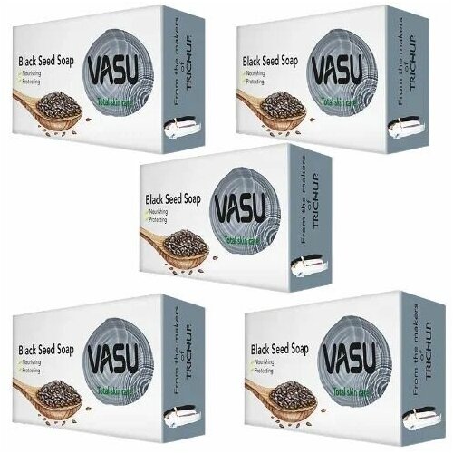 Trichup мыло с Чёрным тмином VASU (Turmeric) 125 гр - 5 шт