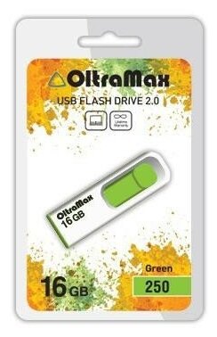 USB флэш-накопитель (OLTRAMAX OM-16GB-250 зеленый)