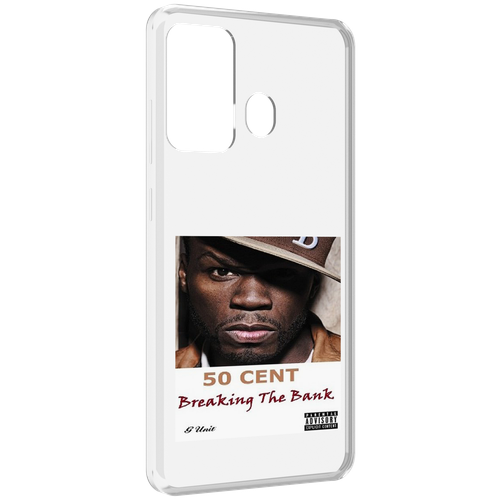 Чехол MyPads 50 Cent - Breaking The Bank для ITEL A27 / ITEL P17 задняя-панель-накладка-бампер