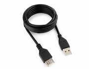 Аксессуар Gembird Cablexpert Pro USB2.0 AM/AF 1.8m Black CCP-USB2-AMAF-6