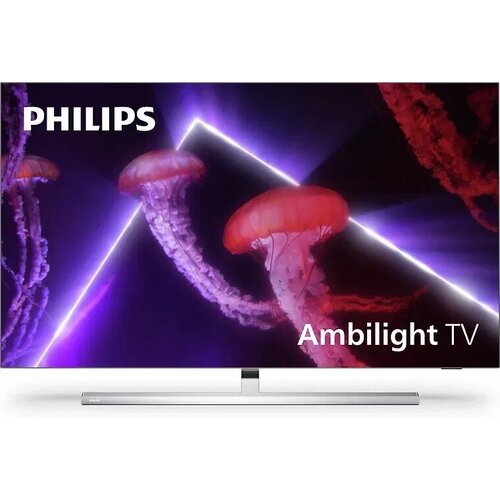 Телевизор 55″ Philips 55OLED807, OLED, 4K UHD, Android TV, Ambilight