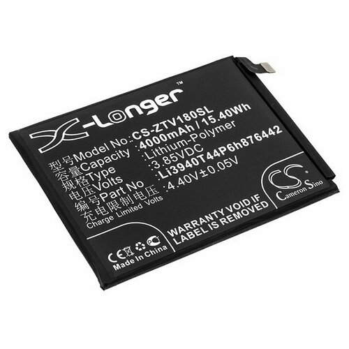 фото Аккумулятор для телефона zte nubia v18 (li3940t44p6h876442) cameron sino