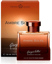 Christine Lavoisier Parfums Giorgio Fellini Ambre Soleil 100 мл Джорджио Феллини Амбер Солей, мужская косметика, парфюмерия, парфюм мужской мужская, духи мужские, древесный, пряный туалетная вода