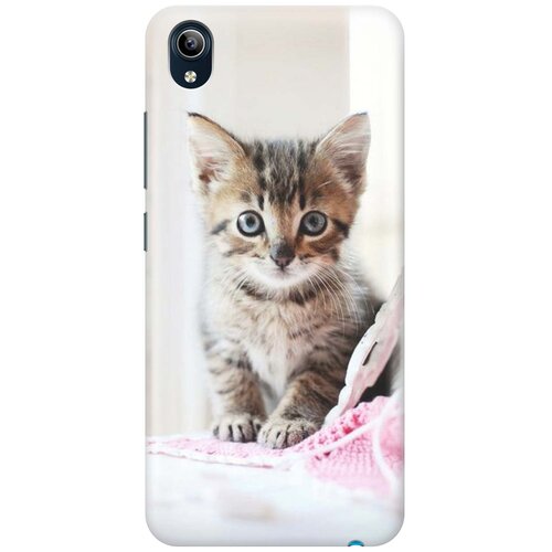 фото Cиликоновый чехол на vivo y91c / виво у91с с принтом "милый котенок" gosso