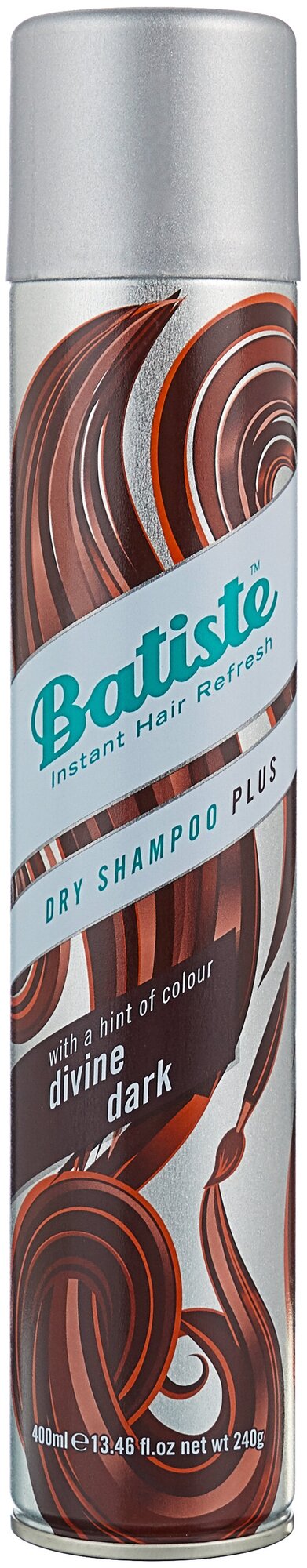 Сухой шампунь Batiste Divine Dark, 400мл