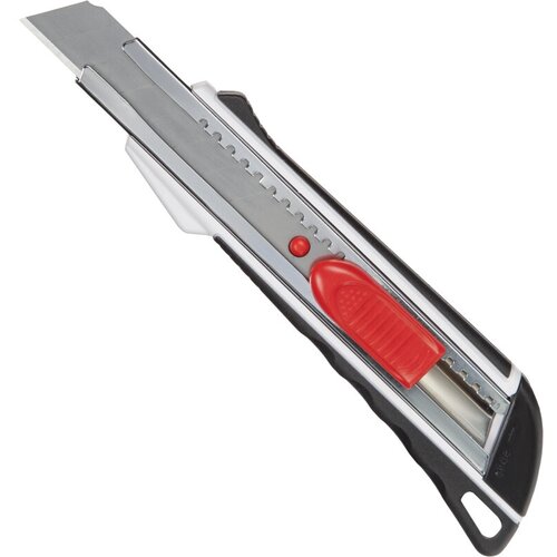 Комплект 2 штук, Нож универсальный Attache Selection 18мм, метал. напр, пласт. корпус, Auto lock