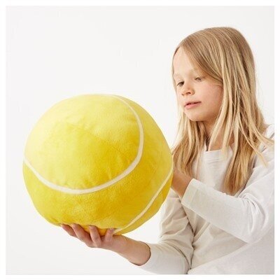 Мягкая игрушка икеа боллтокиг/BOLLTOKIG, теннисный мяч, желтый