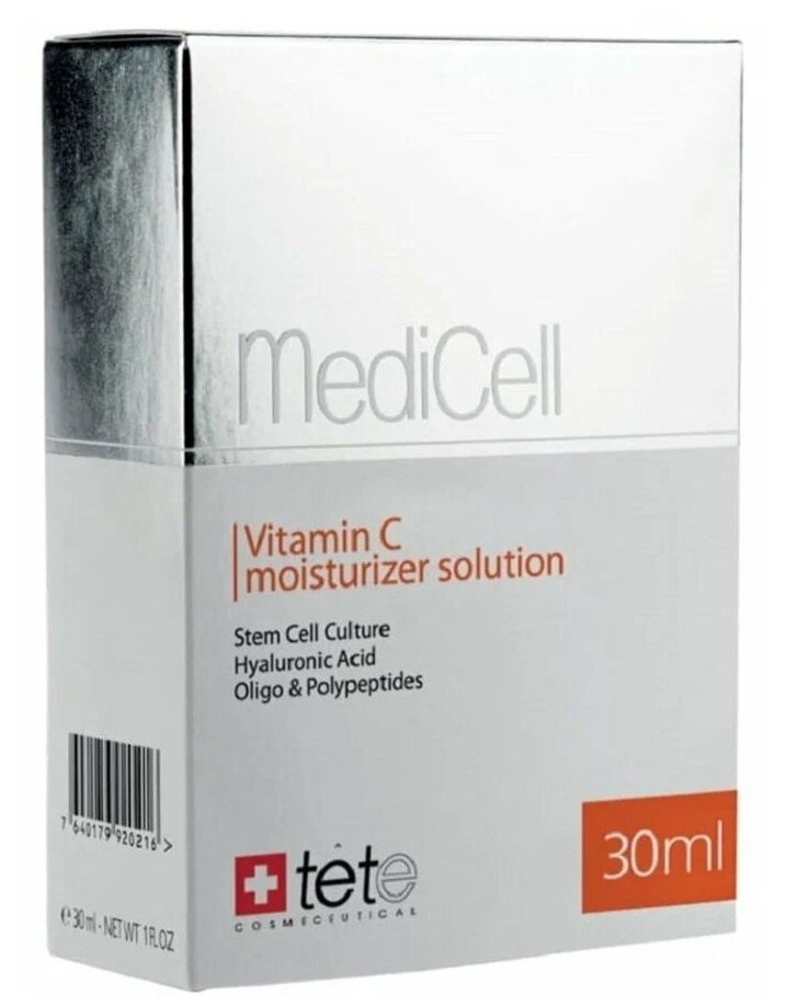 Гидратирующая сыворотка с витамином С TETe Cosmeceutical MediCell Vitamin C Moisturizer Solution