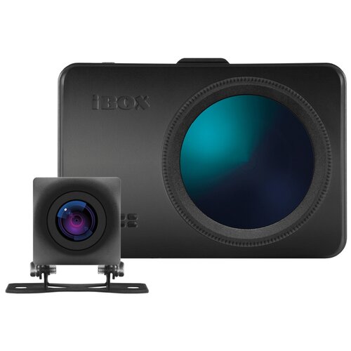 фото Видеорегистратор ibox inspire wifi gps dual + камера заднего вида, 2 камеры, gps, глонасс, черный