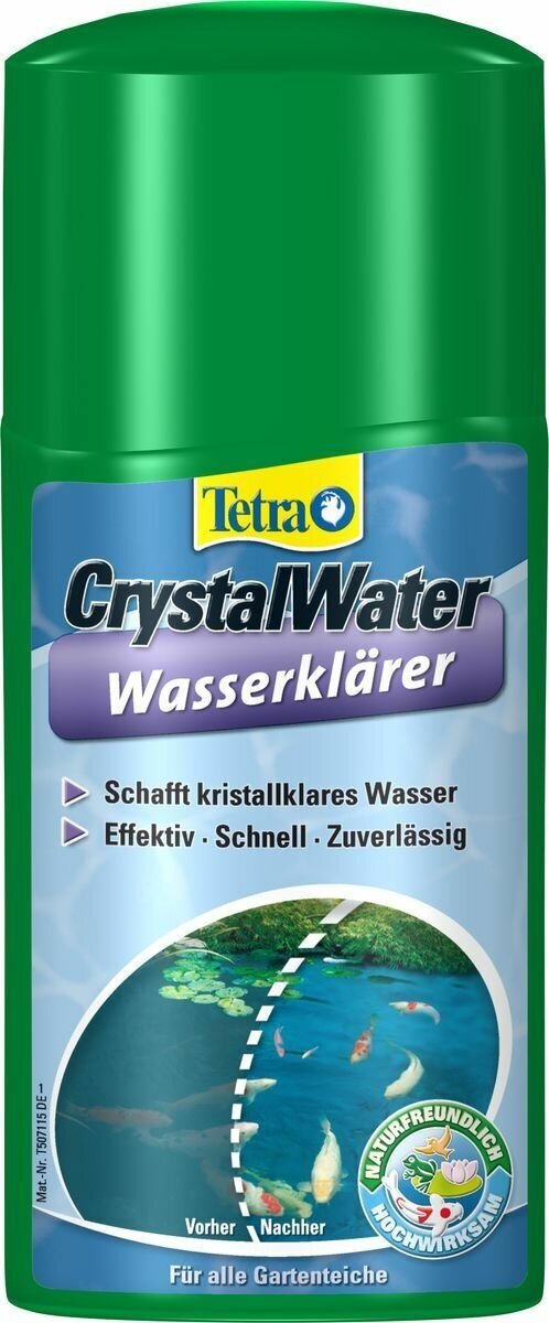 Tetra Pond Crystal Water - средство для очистки прудовой воды от мути, 250 мл - фотография № 3