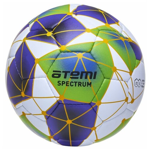 фото Футбольный мяч atemi spectrum pro 00-00000406 5 белый/синий/зеленый