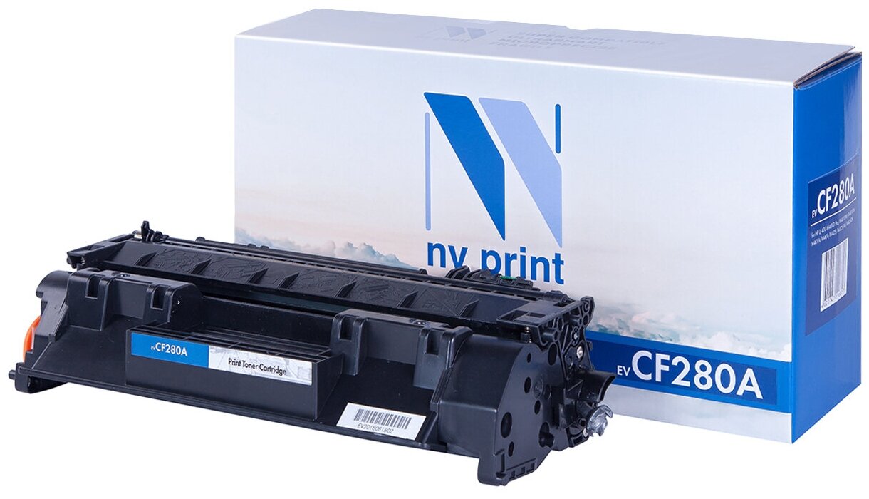 Лазерный картридж NV Print NV-CF280A для HP LaserJet Pro M401d, M401dn, M401dw, M401a, M401dne, MFP-M425dw (совместимый, чёрный, 2700 стр.)