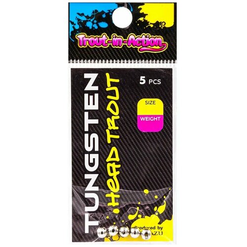 вольфрамовая головка namazu pro tia tungsten head trout 0 75 гр 4 6 мм цв зелёный fluo 5 шт Вольфрамовая головка Namazu PRO TIA TUNGSTEN HEAD TROUT 0.1 гр, 2.4 мм, цв. Никель (5 шт)