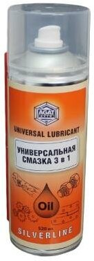 Смазка универсальная 3в1 (аэрозоль) 520 мл агат