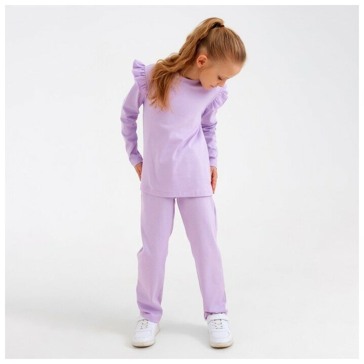 Комплект одежды Minaku, размер 104, фиолетовый