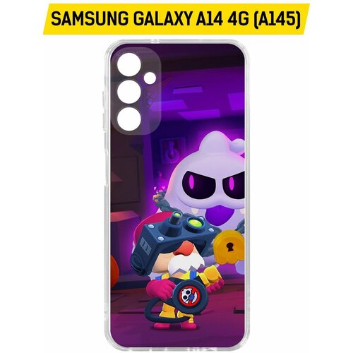 - Krutoff Clear Case Brawl Stars-     Samsung Galaxy A14 4G (A1