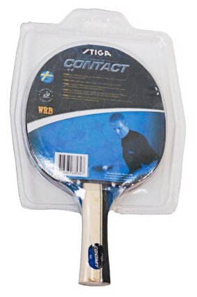 Ракетка для настольного тенниса Stiga Contact 2* для тренир и соревн для любителей накладка Drive