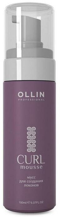 Мусс эластичной фиксации Ollin Professional для создания локонов, 150 мл