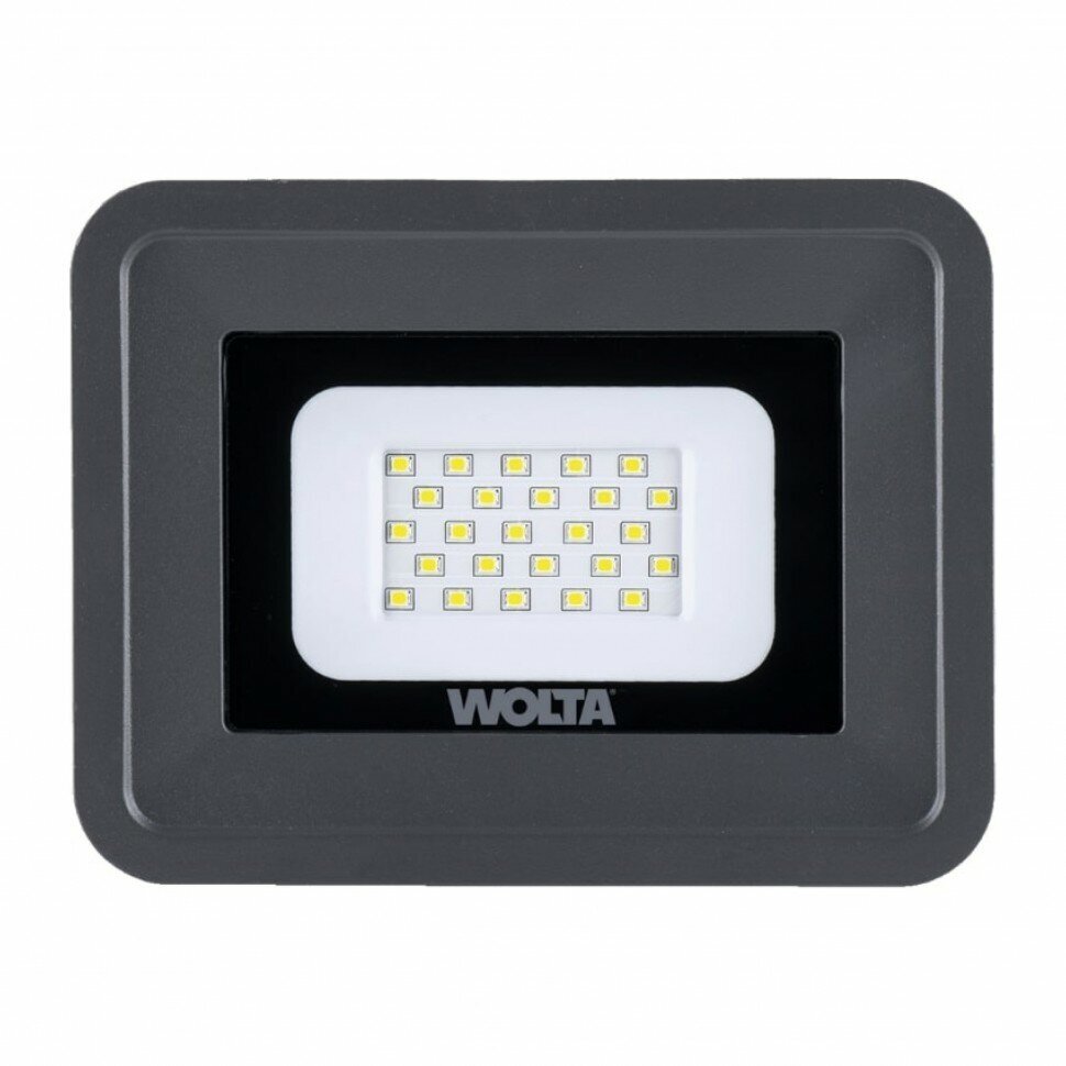 Wolta св/д прожектор WFLS 20W(1800Lm) SMD 4000К 4K IP65 150x25x110 алюм сер WFLS-20W/06