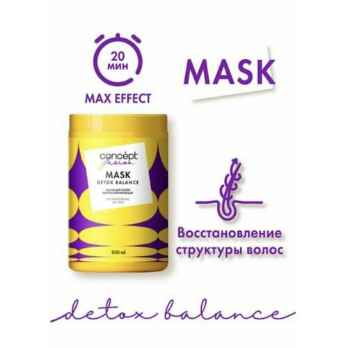 Маска до волос fusion detox balance