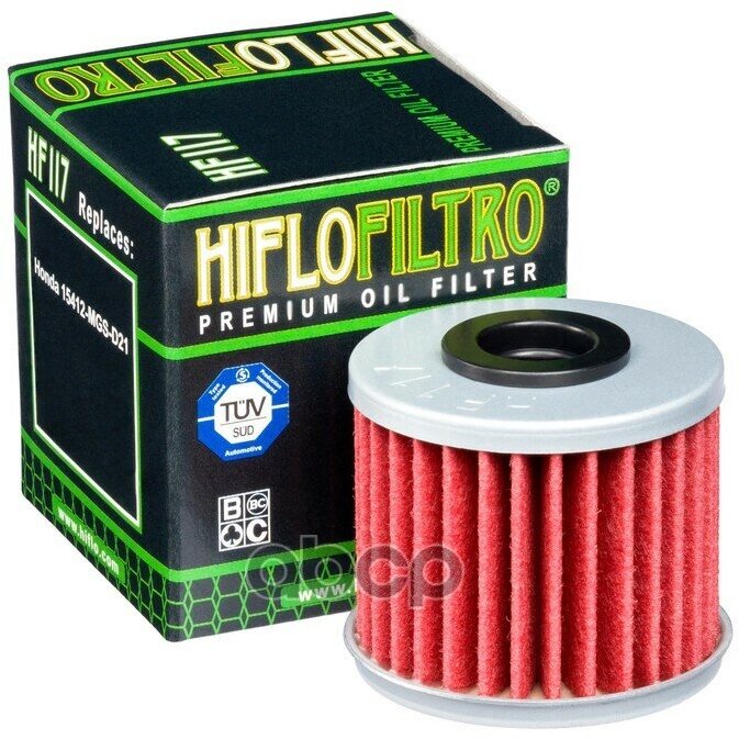Фильтр Масляный Hiflofiltro Hf117 Hiflo filtro арт. HF117