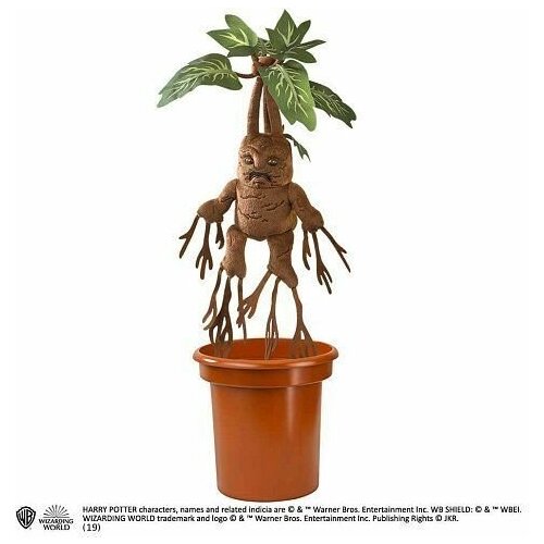 Мандрагора со звуком легкая версия фигурка 40 см, Harry Potter Interactive Plush Mandrake