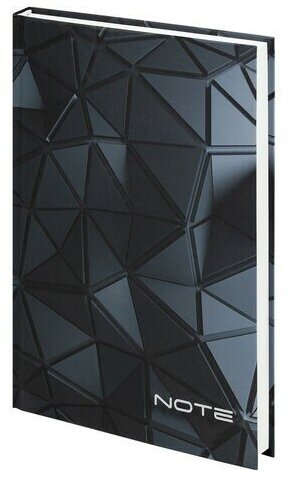 Ежедневник недатированный А5 (145х215 мм), ламинированная обложка, 128 л, STAFF, "3D Triangles", 113527