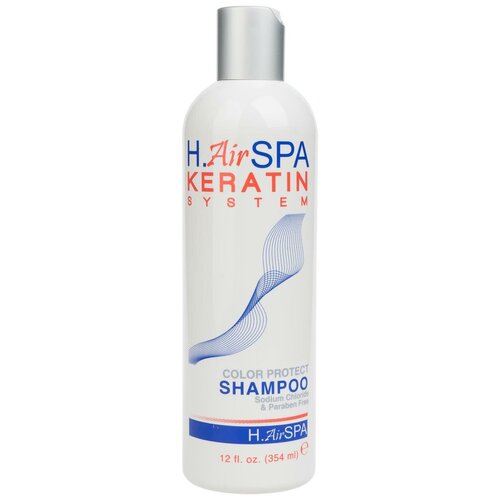 H.AirSPA Шампунь кератиновый для окрашенных волос Color protect Shampoo 354 мл