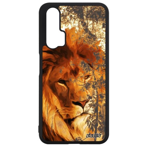 фото Чехол на huawei nova 5t, "лев" хозяин хищник utaupia