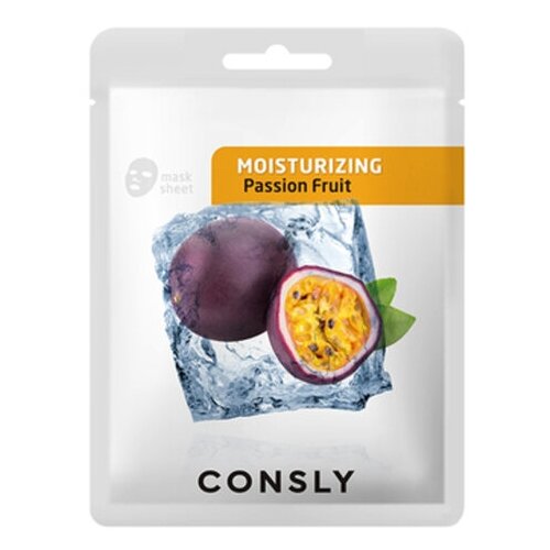 увлажняющая тканевая маска с экстрактом маракуйи consly passion fruit moisturizing mask pack 20 мл 10 шт сг до 03 02 2024г Маска косметическая Consly Маска тканевая увлажняющая с экстрактом маракуйи - Passion fruit moisturizing mask pack, 20мл 2 шт