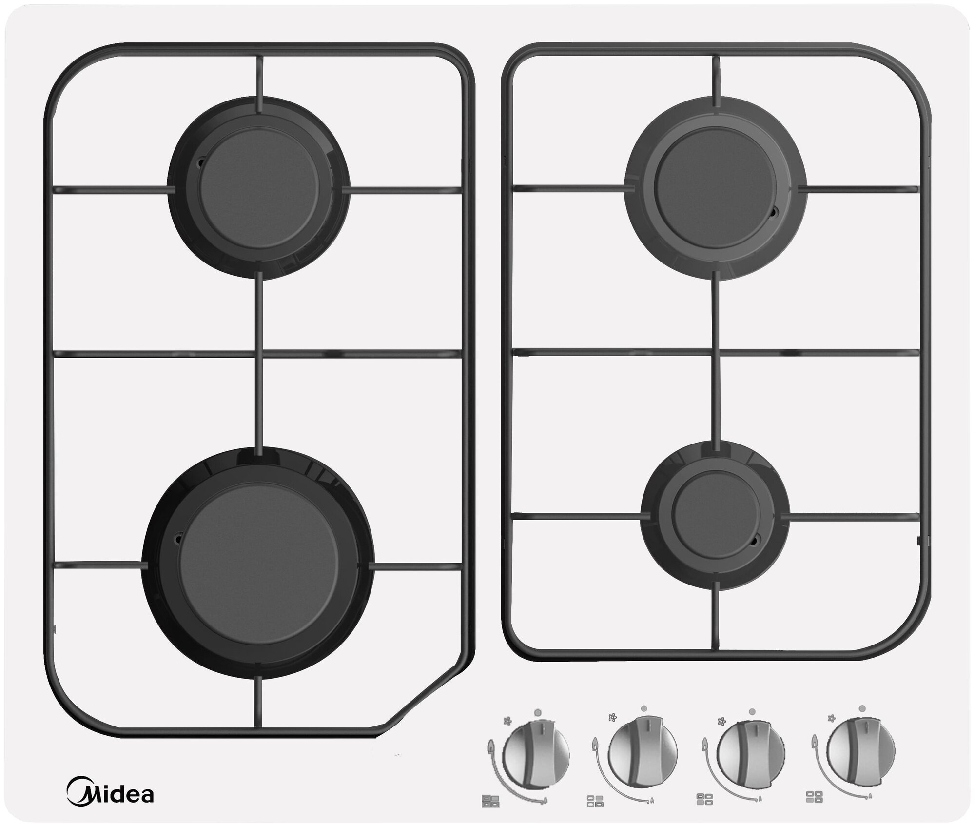 Встраиваемая газовая варочная панель Midea MG640W