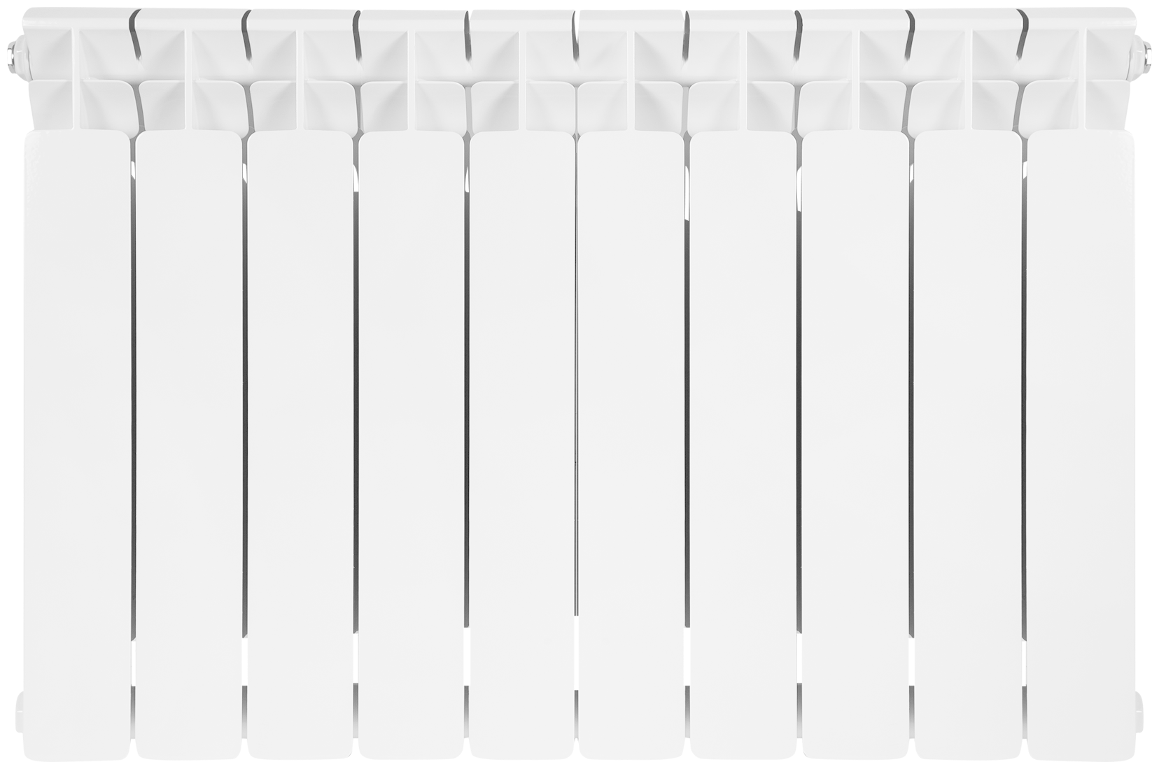 Радиатор Rifar В500, 10 секций, нижнее левое подключение, биметалл