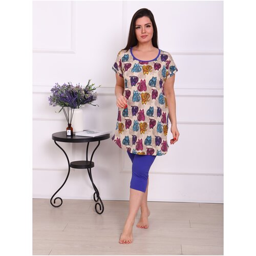 фото Костюм домашний бриджи+туника нет бренда