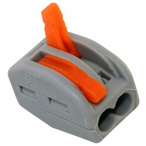 GR-212 Зажимная клемма для двух одно- и многожильных проводов (222-412) (30 шт.)