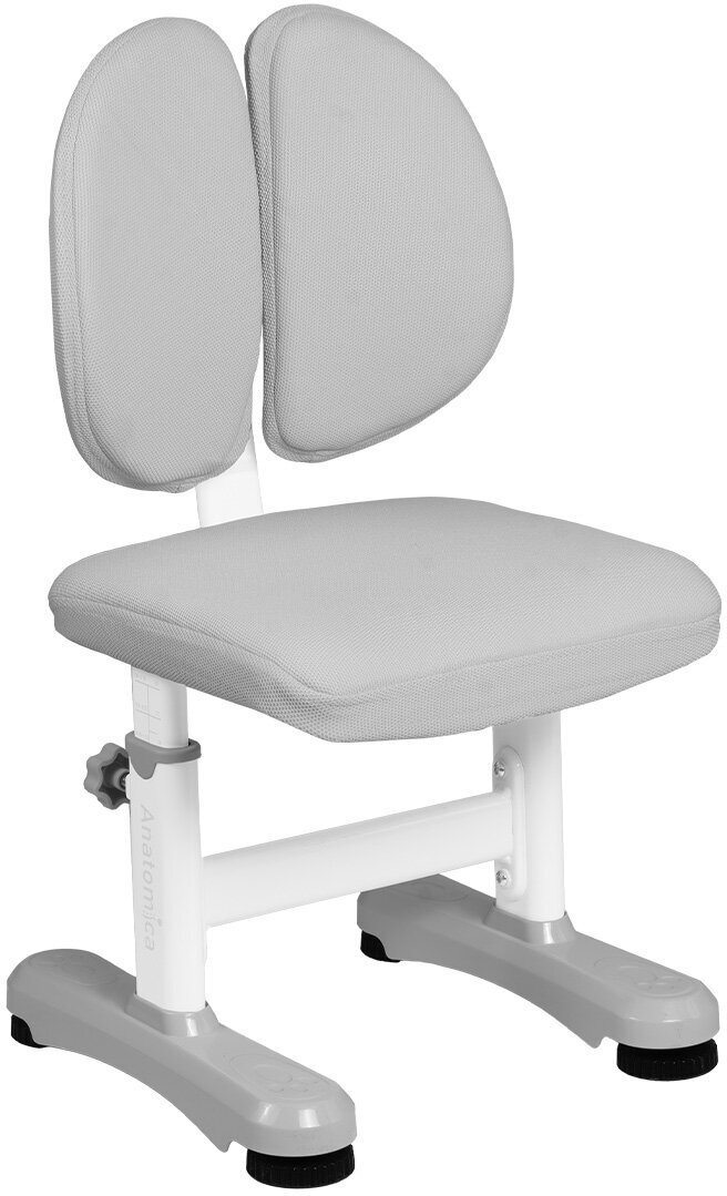 Комплект Anatomica Umka XL парта + стул + надстройка + выдвижной ящик + подставка для книг, серый - фотография № 10