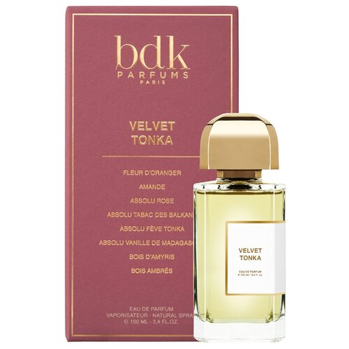 Парфюмерная вода Parfums BDK Paris Velvet Tonka 100 мл. туалетные духи parfums bdk paris creme de cuir 100 мл