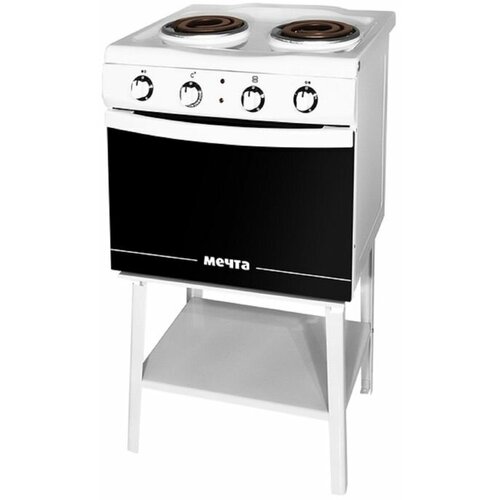 Мечта Плита Мечта 15 М электрическая 2 конфорки 25 л спиральные конфорки без гриля белая 13272₽