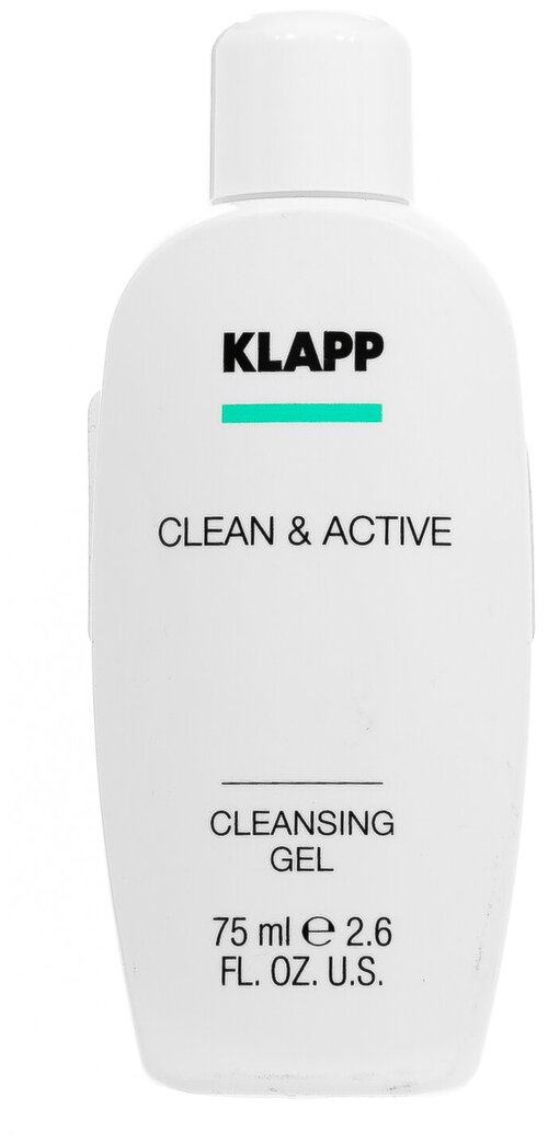 Klapp очищающий гель для лица Clean & Active Cleansing Gel, 75 мл