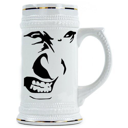 фото Пивная кружка злая рожа drabs