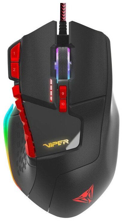 Patriot Viper V570 Игровая мышь (13 кнопок, 12000 dpi, RGB подсветка, USB)