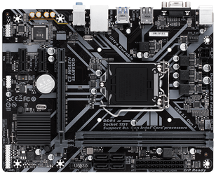 Материнская плата Gigabyte H310M S2 (2.0) RTL {H310, LGA1151, 2xDDR4, 1xPCI-E x16, 2xPCI-E x1, microATX}