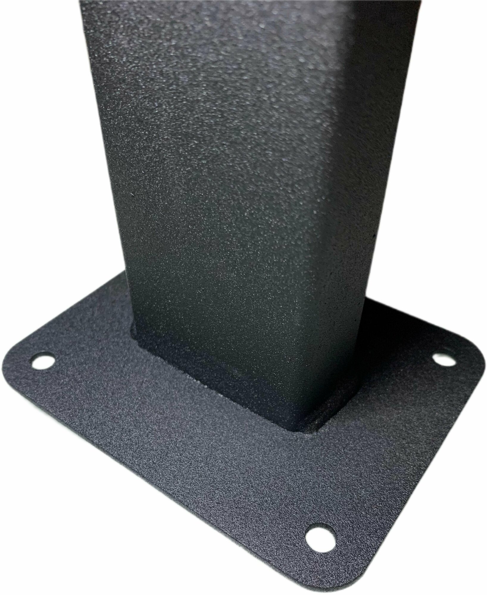 Подстолье для стола лофт "Трапеция" металлическое, квадратное, 85 см * 55 см, чёрное, комплект 2 штуки, ножки для стола лофт - фотография № 9