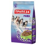 Сухой корм для собак Трапеза Прима, для активных животных 1 уп. х 1 шт. х 2.5 кг - изображение