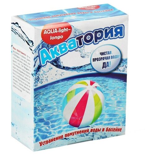 Средство для очистки воды в бассейне Акватория AQUA-light-longo, от водорослей, 500 г