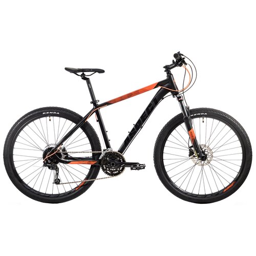 фото Горный (mtb) велосипед aspect air comp 27.5 (2021) черный/оранжевый 20" (требует финальной сборки)